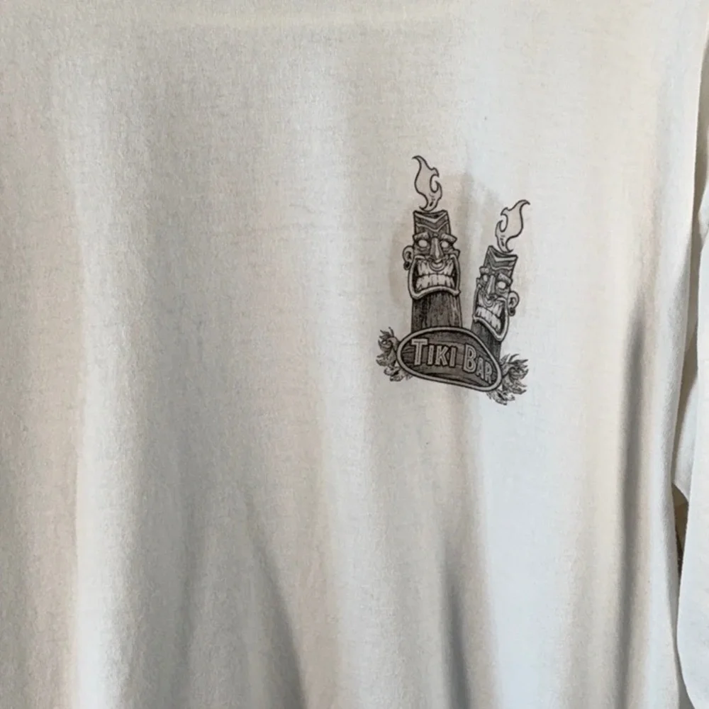 Gildan White Long Sleeve Men's Tee - Picture 2 of 6